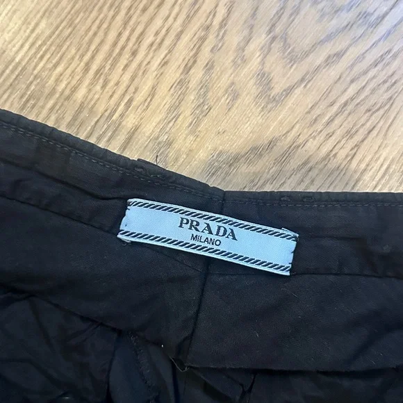 Prada Cropped Black Slacks - Picture 5 of 8